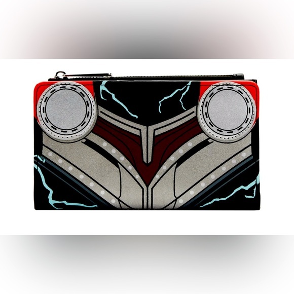 Loungefly - Marvel Thor Love And Thunder Wallet - 6.5” W x 4” H - Picture 1 of 5
